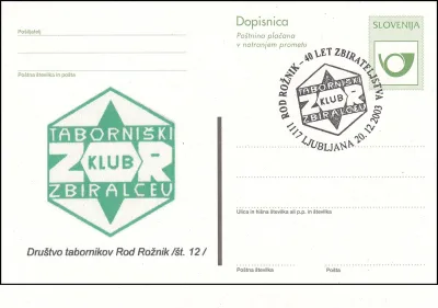 ROD ROŽNIK - 40 LET ZBIRATELJSTVA TABORNIŠKI KLUB ZBIRALCEV 